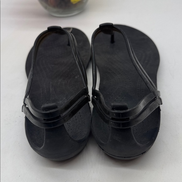 Crocs Sexi Black Women's Sandals Size 10 CR9384C - Picture 3 of 6
